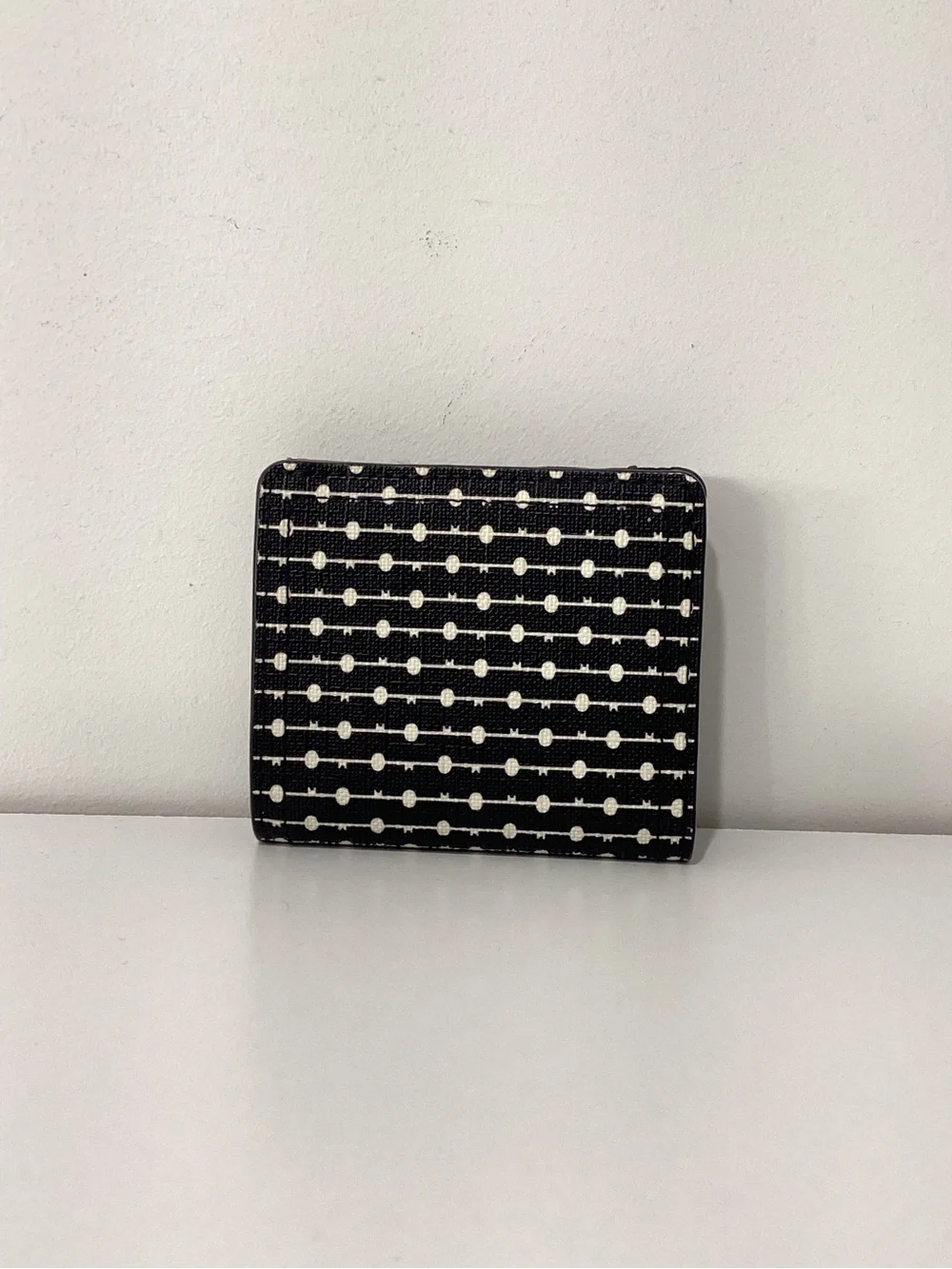 Fossil Logan Bifold Wallet Black/White Stripe